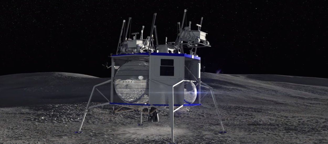 Jeff Bezos pokazał Blue Moon, księżycowy lądownik, który buduje od 3 lat
