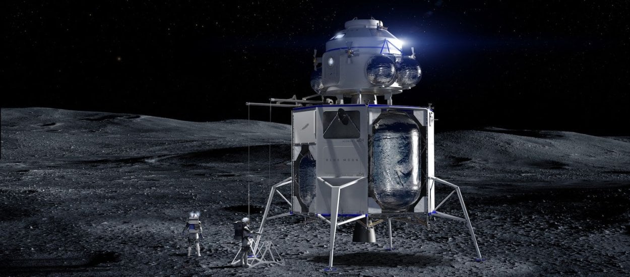 NASA, Jeff Bezos i wojskowi giganci łączą siły w podróży na Księżyc