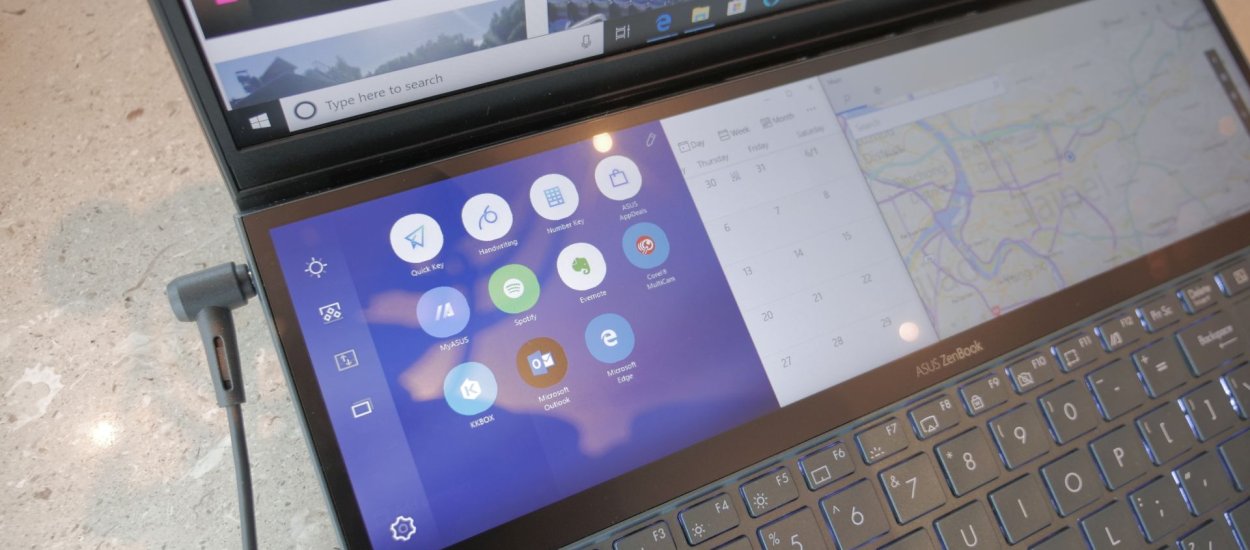Ten laptop ASUS-a ma dwa ekrany. Co jeszcze firma pokazała na targach Computex 2019?