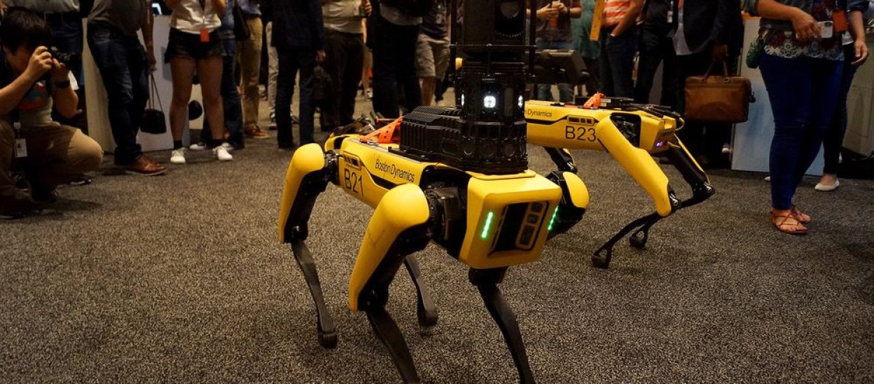 Robotyczne psy Boston Dynamics służą w Policji. Nie chciałbym na żadnego z nich trafić
