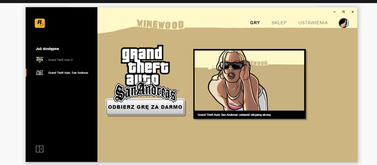 Rockstar rozdaje za darmo Grand Theft Auto: San Andreas!