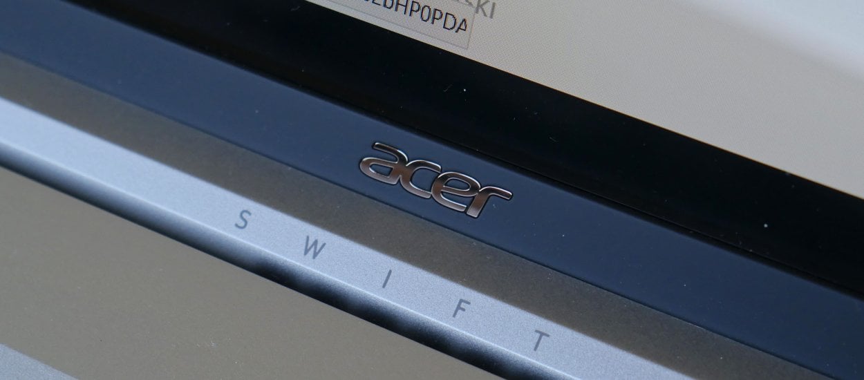 Recenzja Acer Swift 5. Tak lekki, że chce się go mieć