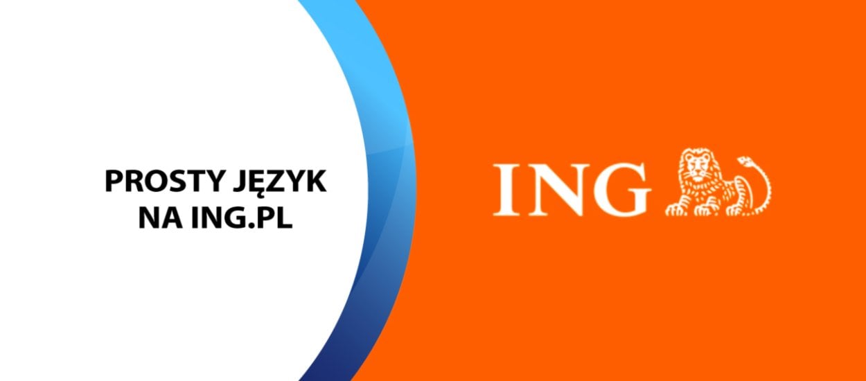 ING Bank Śląski promuje upraszczanie języka finansowego i urzędowego