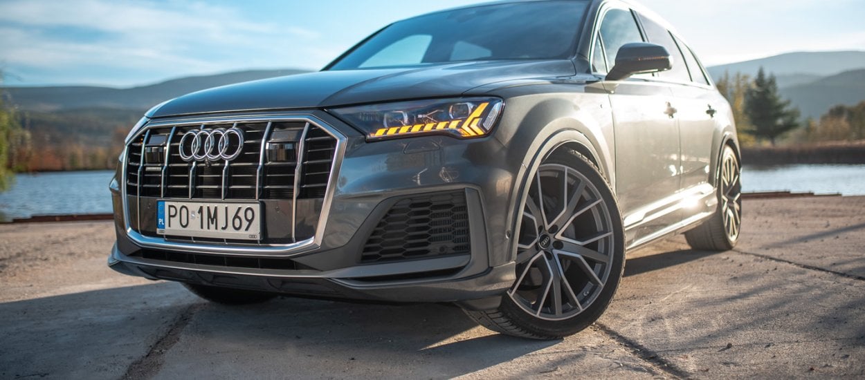 Nowe Audi Q7 2020: HD Matrix LED, Mild Hybrid i system aktywnej stabilizacji przechyłu