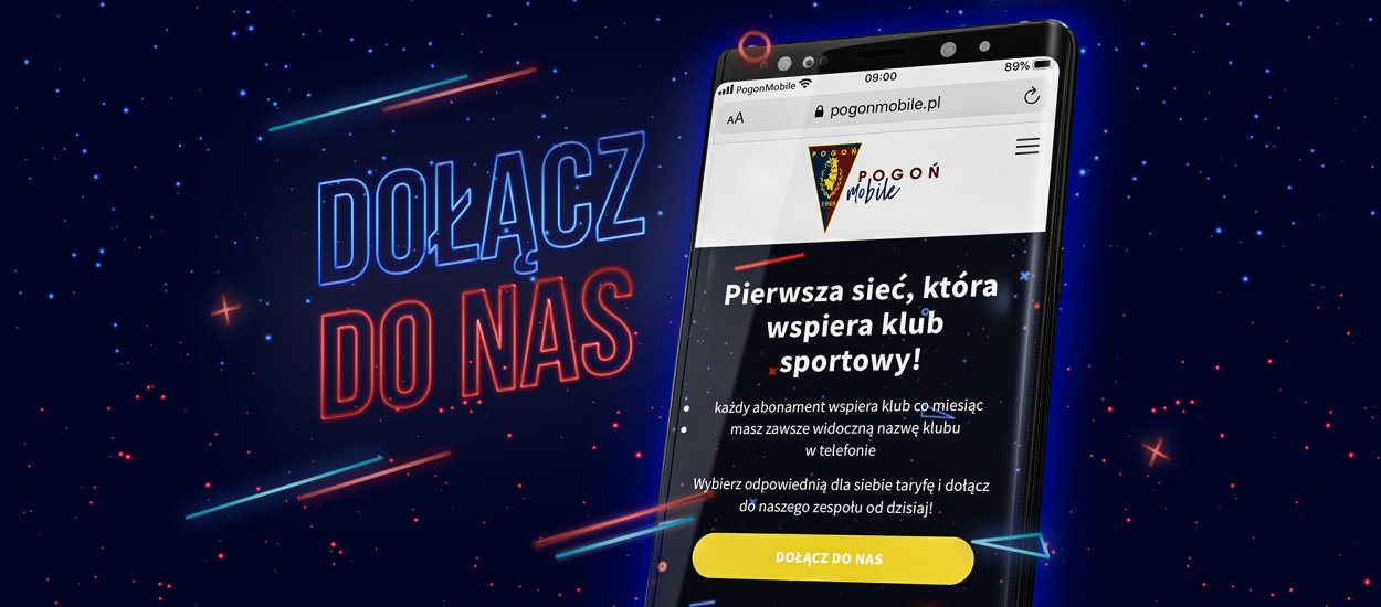 Pogoń Szczecin pierwszym klubem w Polsce z własną siecią komórkową