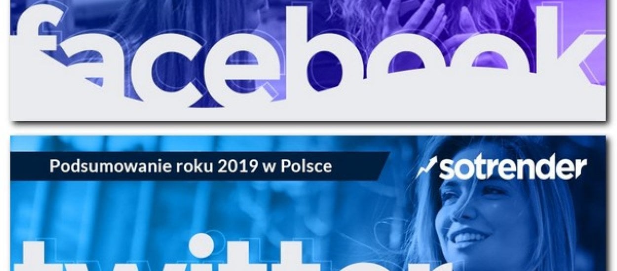 Najbardziej popularne profile na polskim Facebooku i Twitterze w 2019 roku