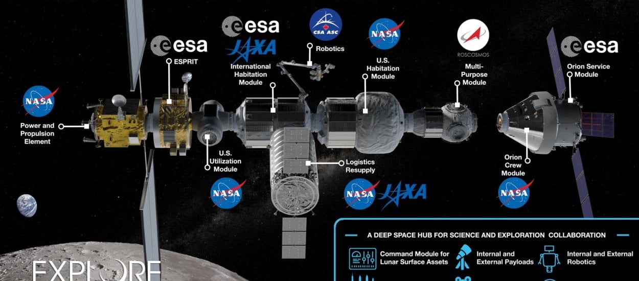 NASA ujawniła nowy pojazd kosmiczny SpaceX - Dragon XL poleci na Księżyc
