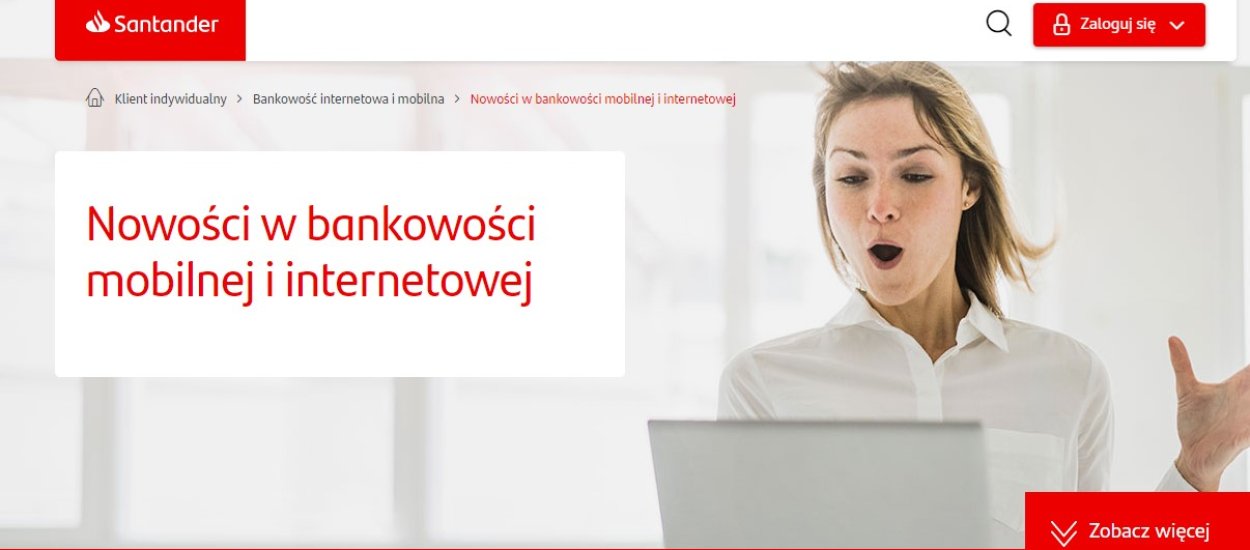 Sprawdź już dziś, jak od soboty będzie wyglądała bankowość internetowa i mobilna Santander Bank Polska