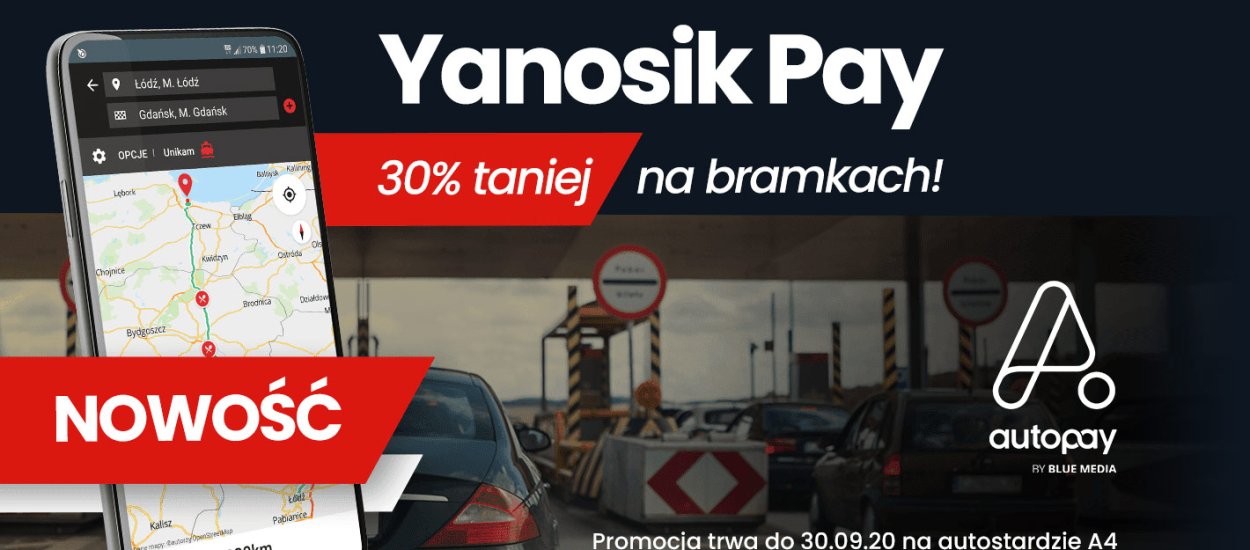Tańsze przejazdy autostradami dla użytkowników nowej usługi Yanosik Pay