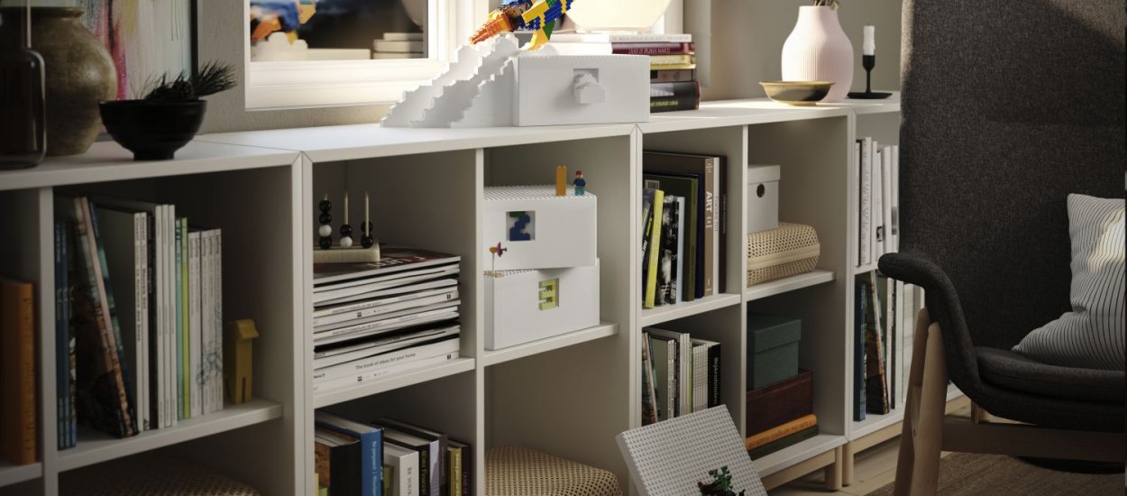 Chciałbym, żeby takie meble powstały lata temu! IKEA i LEGO połączyły siły