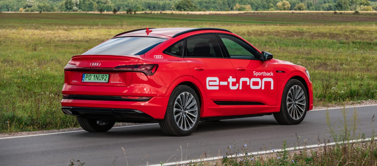 Audi e-tron Sportback – piękny, dynamiczny i elektryczny SUV w stylu coupe. Pierwsza jazda próbna
