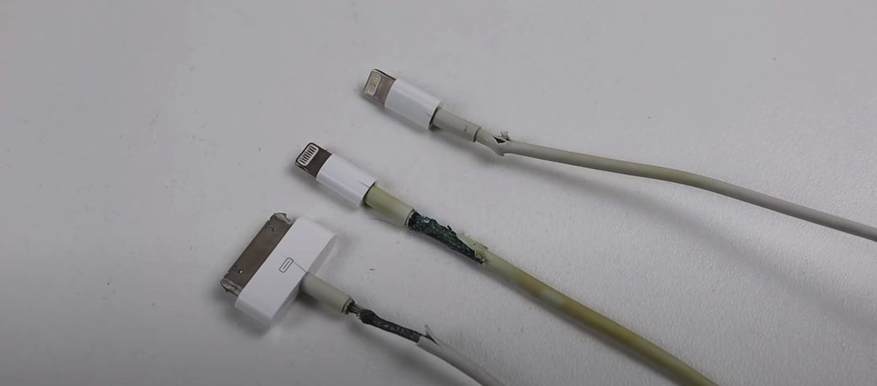 Kabel w iPhone'ach w końcu nie będzie pękał od patrzenia. "Brawo" Apple...