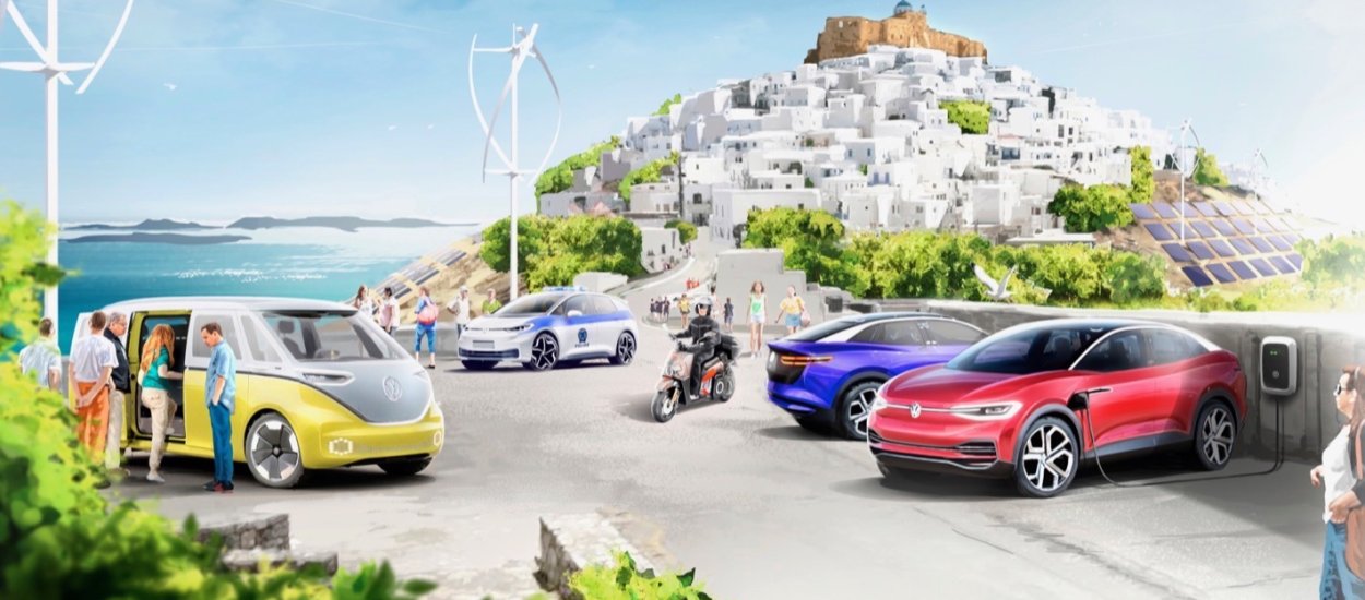 Volkswagen w ramach pokuty za dieselgate zelektryfikuje grecką wyspę