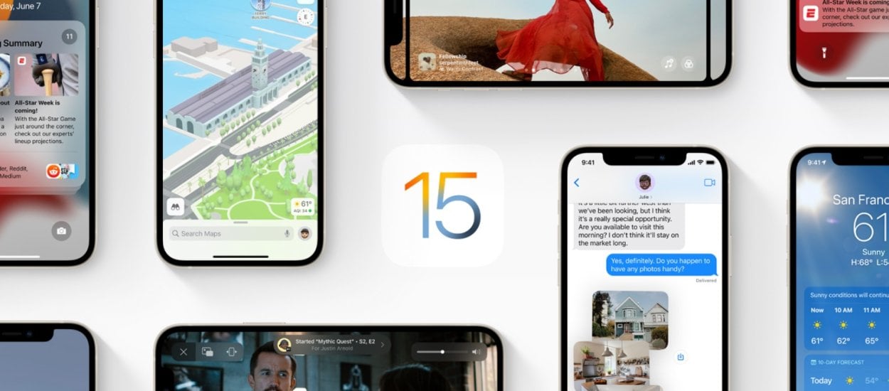 Serwery Apple już się grzeją - iOS 15 dostępny jest do pobrania