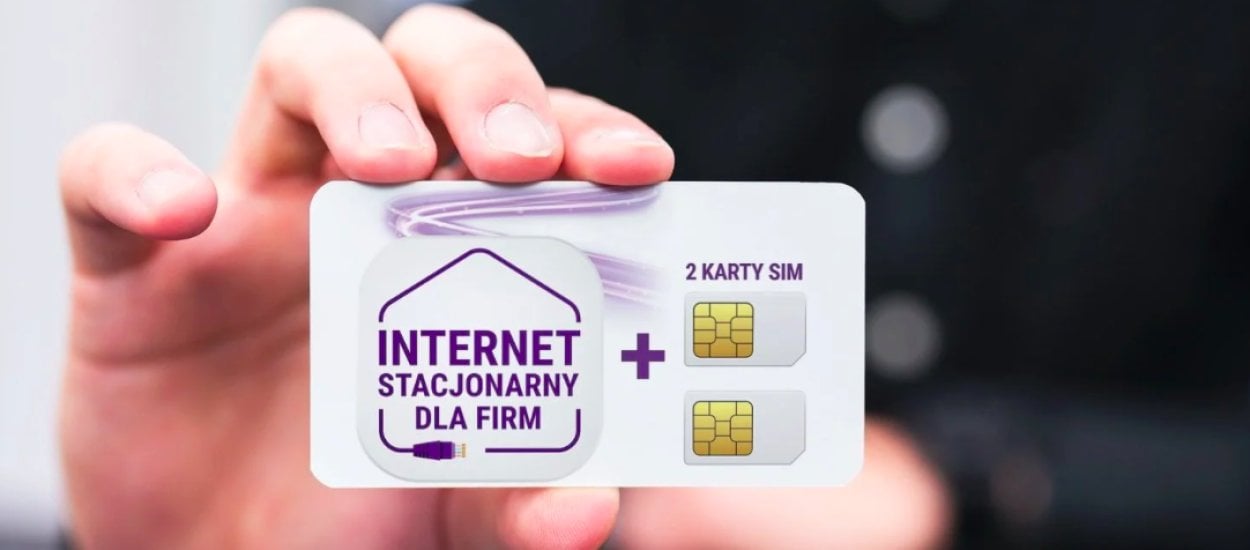 Internet stacjonarny dla firm + 2 karty SIM tylko za 50 zł