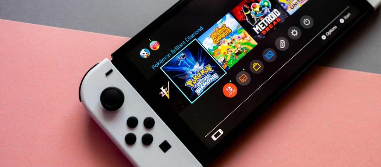 Ekran OLED w Nintendo Switch po 1800h wygląda... jak nowy