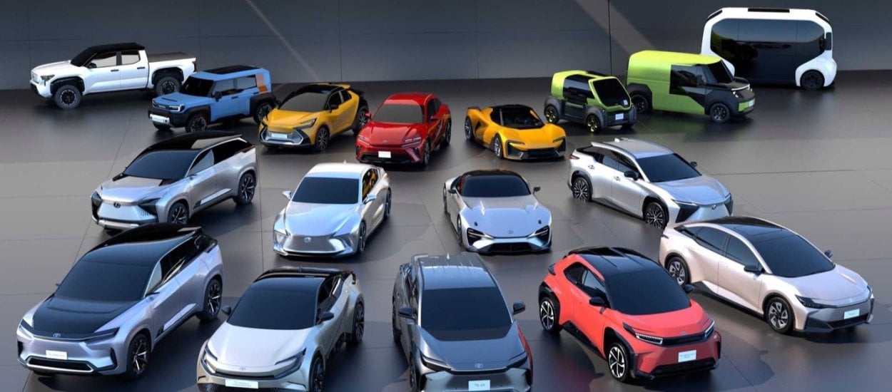 Toyota szokuje, wielki pokaz nowych samochodów elektrycznych BEV