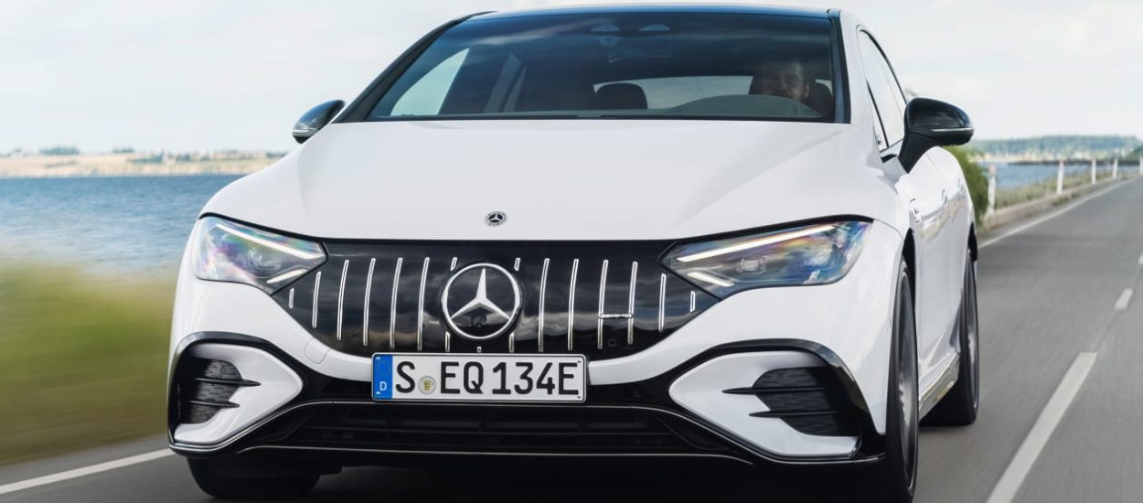 Elektryczny Mercedes EQE w wersji AMG zawstydzi niejedno sportowe auto