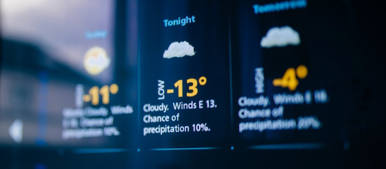 Najdokładniejsza prognoza pogody w smartfonie i komputerze. Sprawdź te rozwiązania