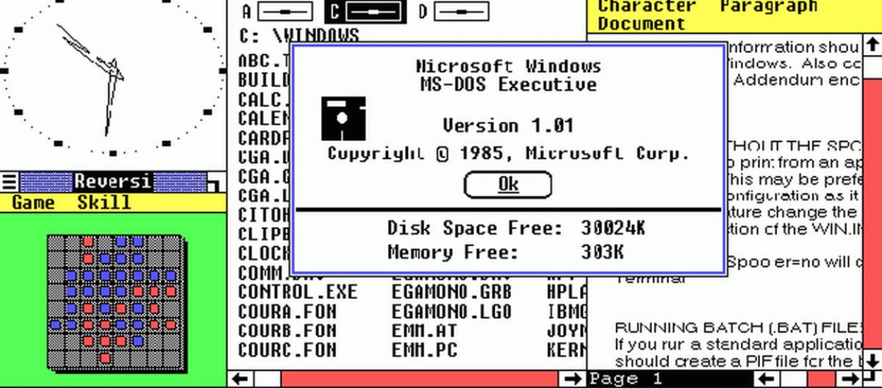 Nieprawdopodobne. 37 lat zajęło znalezienie easter egga w Windows 1.0