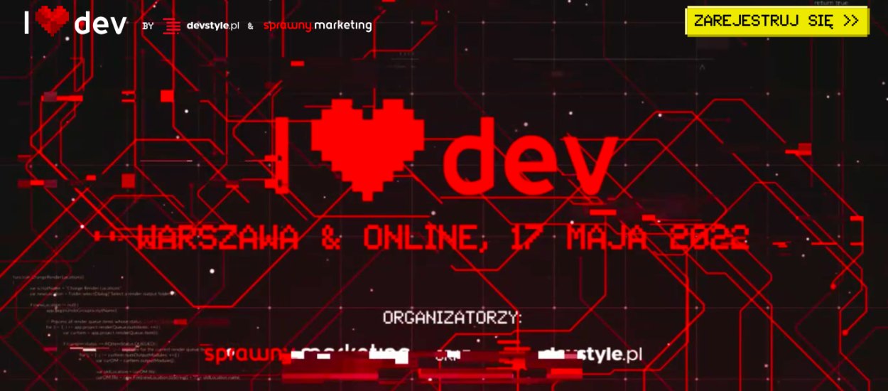 I  Love Dev – nowa konferencja programistyczna odbędzie się już w maju!