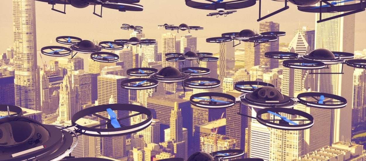 Szwadron autonomicznych dronów niczym droidy z Gwiezdnych Wojen. Film staje się rzeczywistością