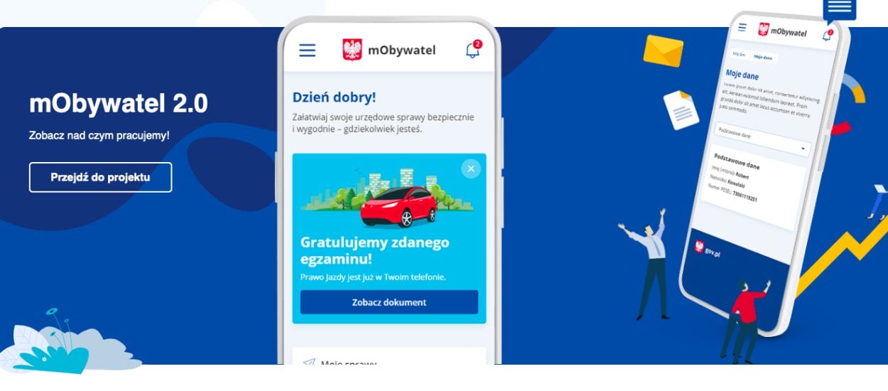 Oto przyszłość e-administracji w Polsce - poznajcie mObywatel 2.0 w aplikacji i na stronie