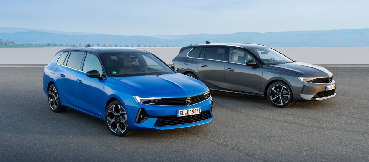 Kombi z dieslem: Opel Astra ST do wyboru także jako hybryda i z benzynowym 1.2 Turbo