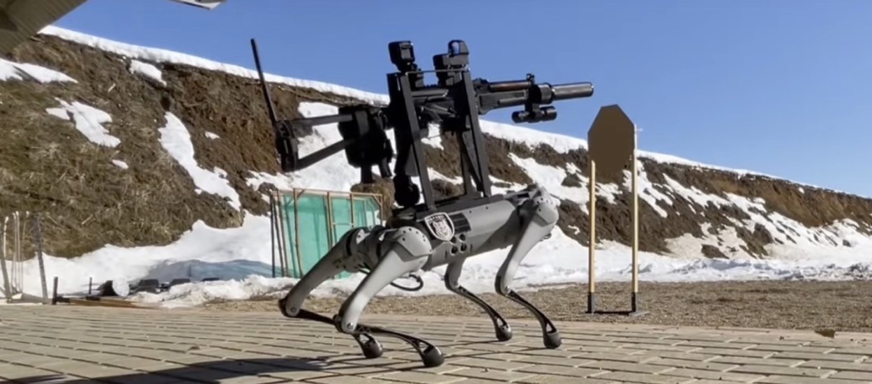 Pseudo AK-74 na chińskim robo-psie, czyli jak nie budować bojowych robotów