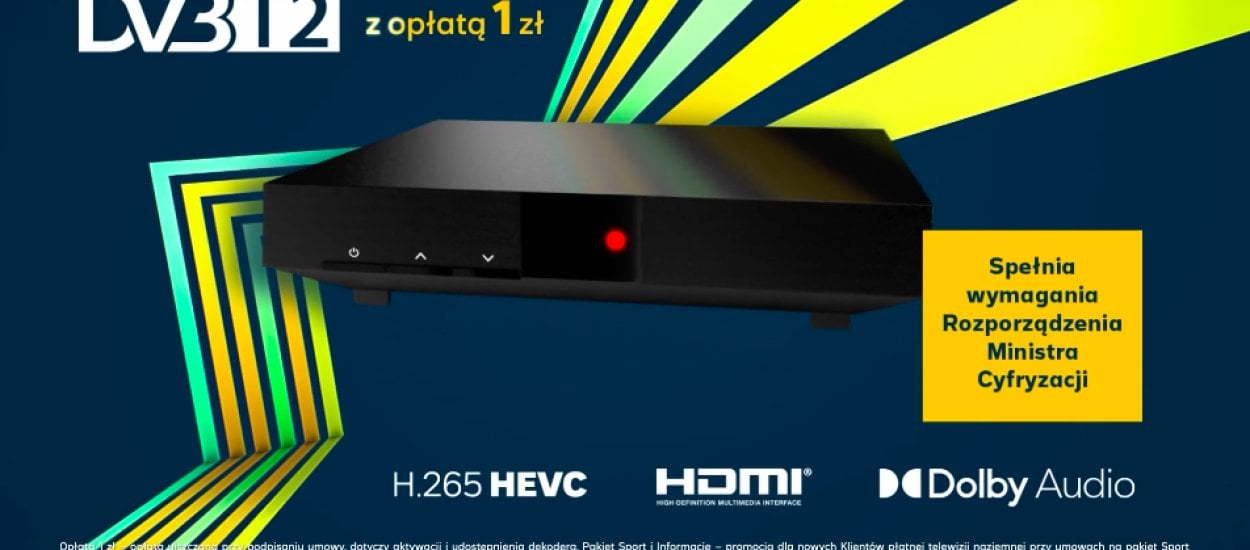 Polsat Box z nową ofertą telewizji naziemnej DVB-T2 HEVC z dostępem do kodowanych kanałów