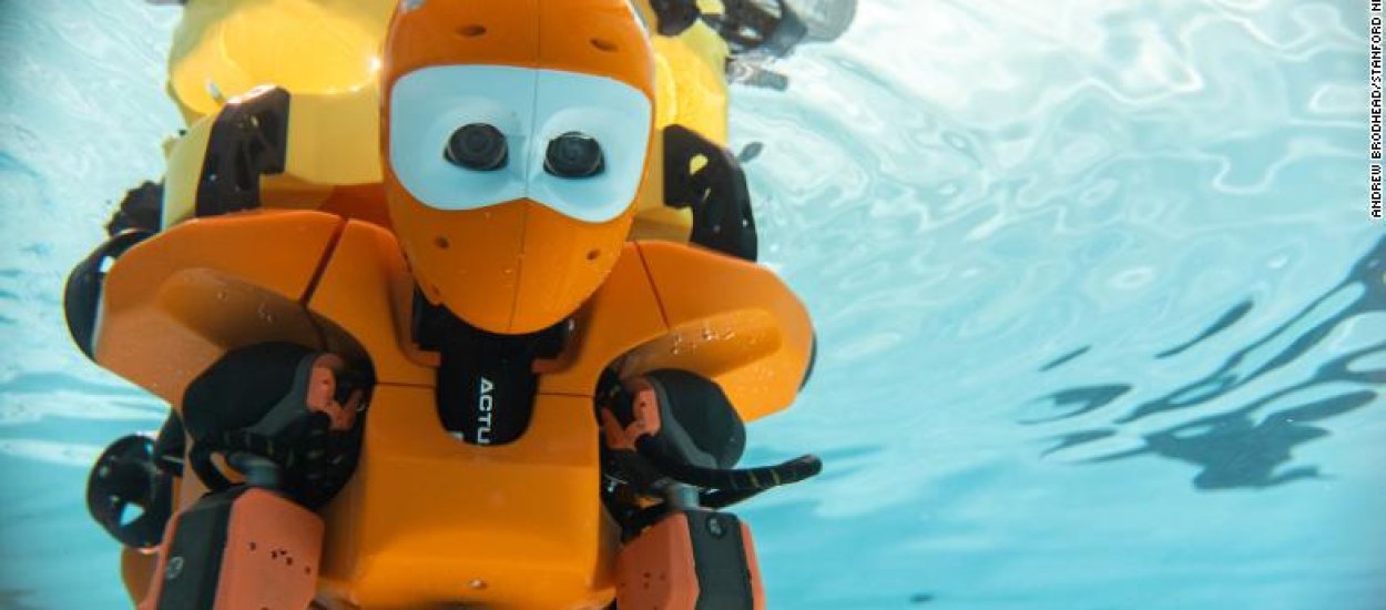 Humanoidalny robot do przeszukiwania głębin. Zanurzenie na kilometr to dla niego pestka.