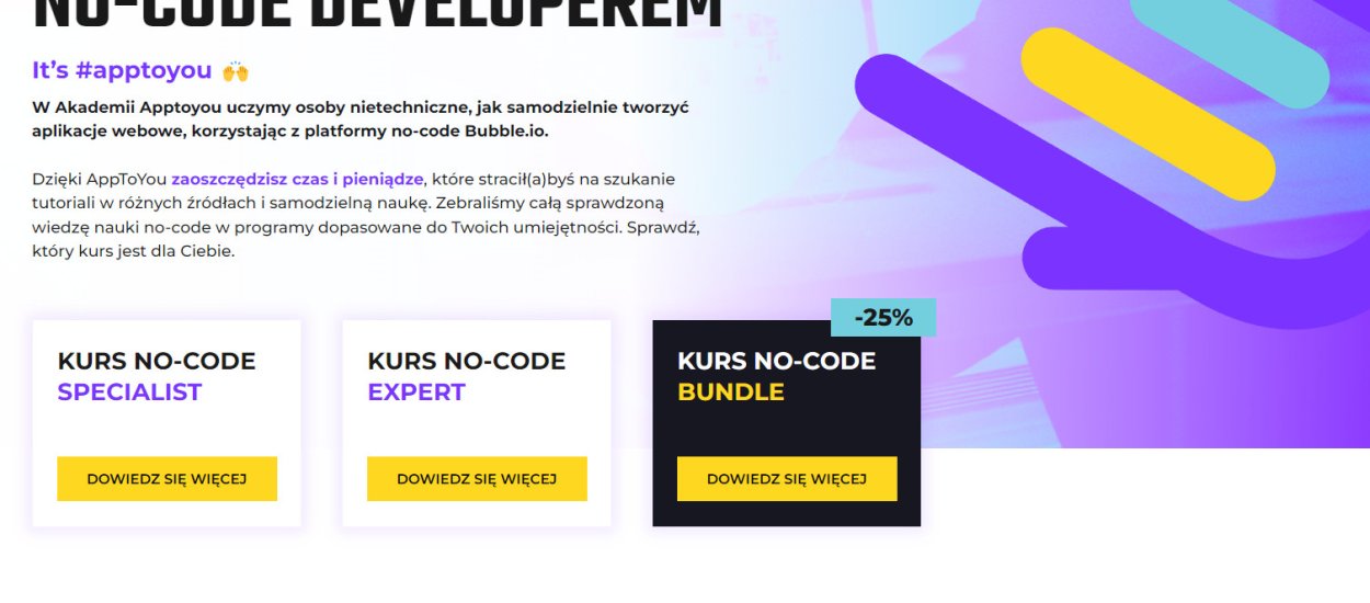 Jak budować aplikacje webowe w no-code? Ruszają pierwsze polskie szkolenia Bubble.io