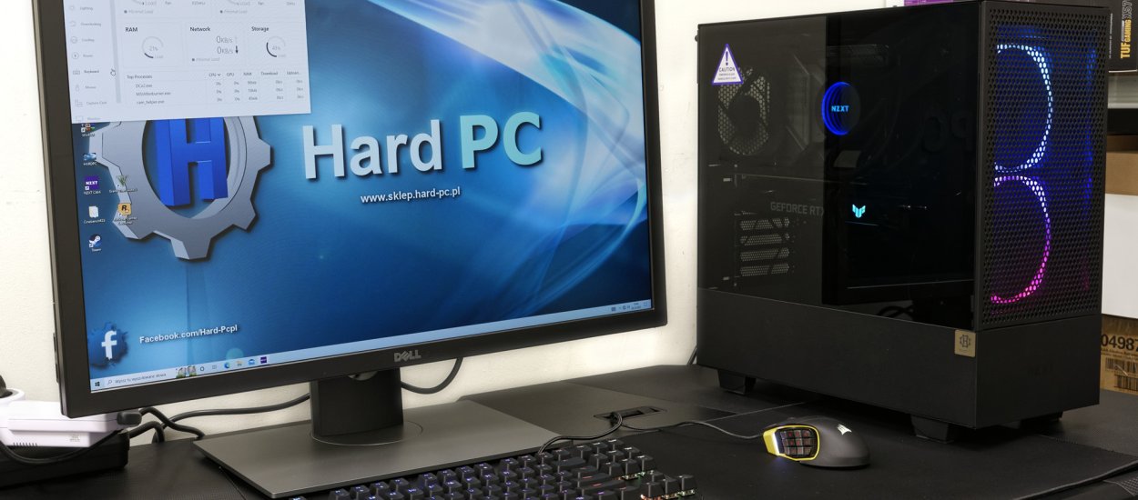 Komputer Hard-PC NZXT z Core i7-12700F, Asus TUF GeForce RTX 3060 Ti, 16 GB DDR4, 1 TB M2 NVMe – test