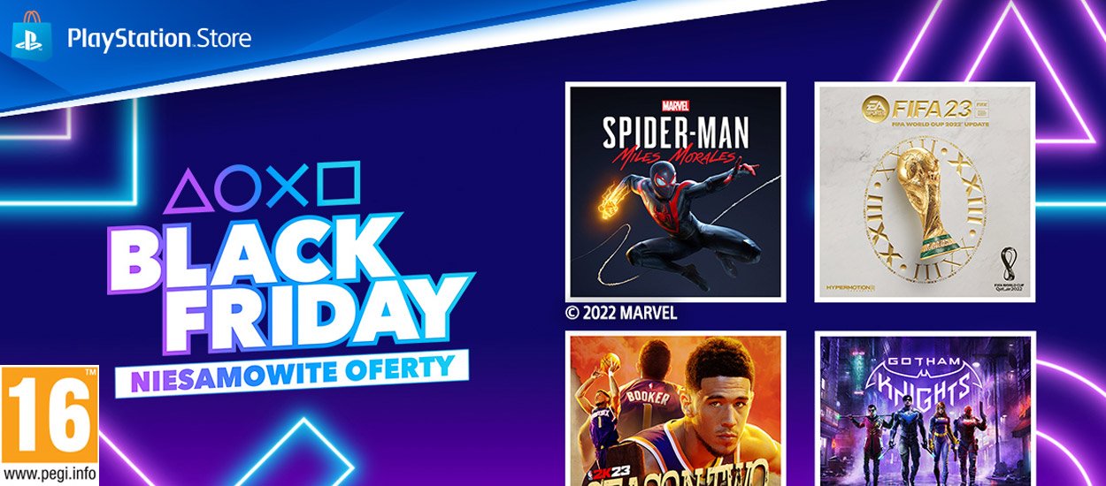 Black Friday w PlayStation Store. Przegląd ofert i zniżki na PS Plus