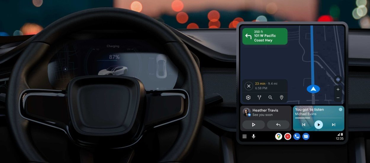 Nowy wygląd Android Auto już dla wszystkich użytkowników