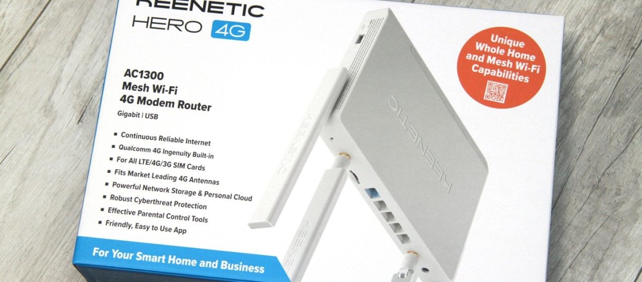 Router Keenetic Hero 4G zaskoczył mnie swoimi możliwościami
