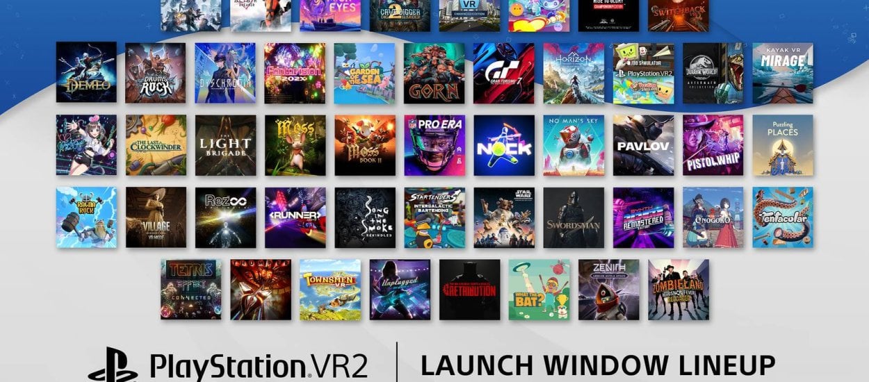 Blisko 50 gier na PlayStation VR2 "na start". Sony odkrywa karty