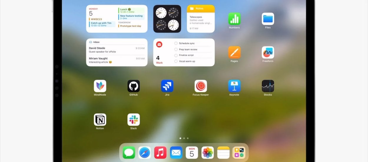 iPadOS 17 – lista nowości w systemie tabletów od Apple