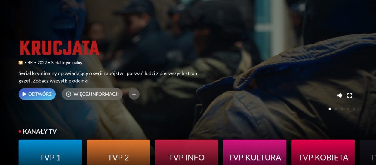 Niemal wszystkie kanały TVP dostępne za darmo na TVP VOD