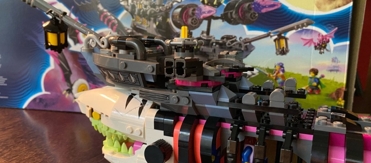 LEGO Kosmiczny Rekinokręt 71469 - recenzja. Pstrokaty i upiorny