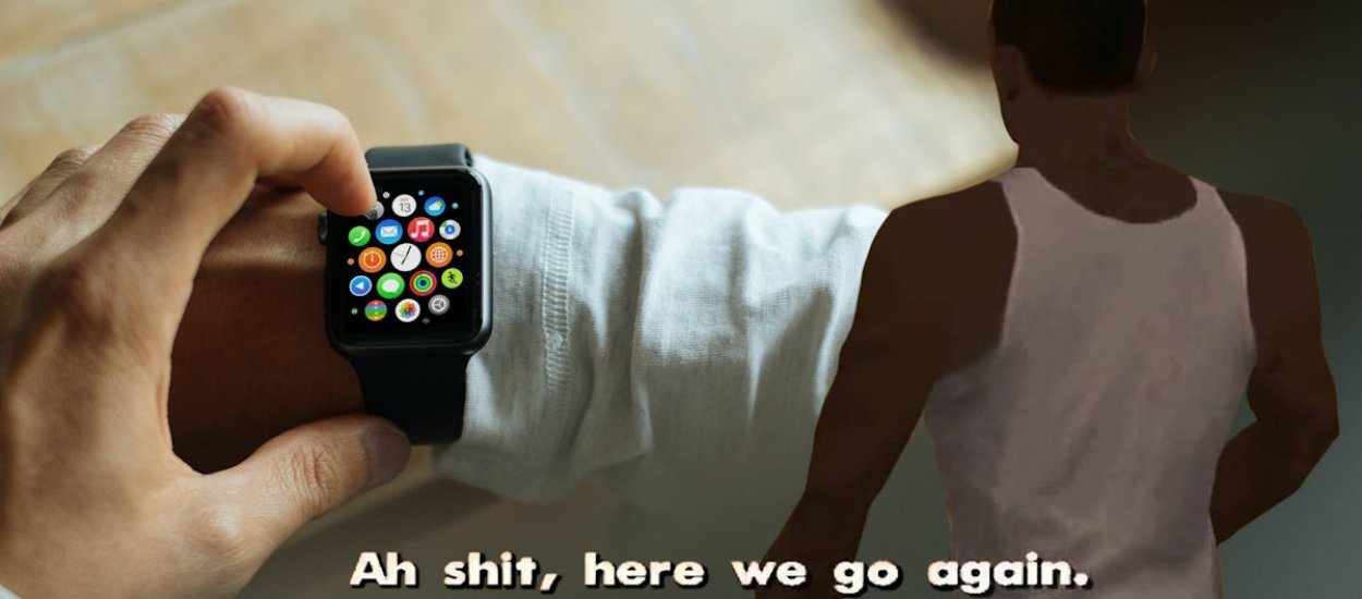 Po co kupować smartwatch? Po to, żeby zagrać na nim w GTA
