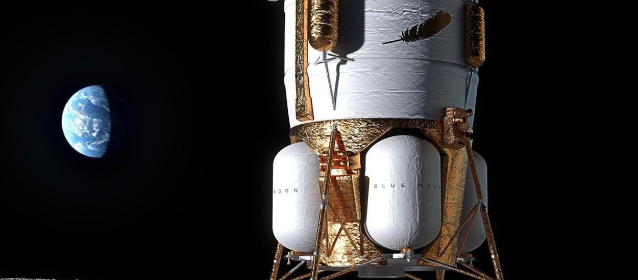 Jeff Bezos wybiera się na Księżyc, BlueMoon Mk1 to całkiem nowy projekt