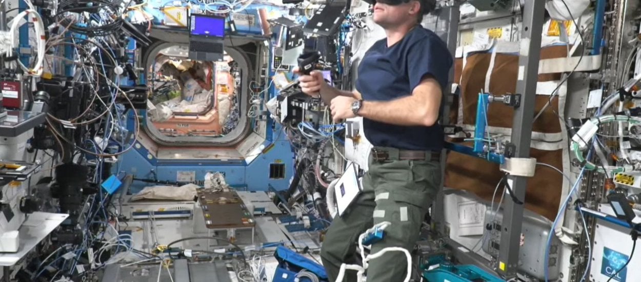 Astronauci na rowerze w kosmosie. VR poprawia nie tylko ich samopoczucie