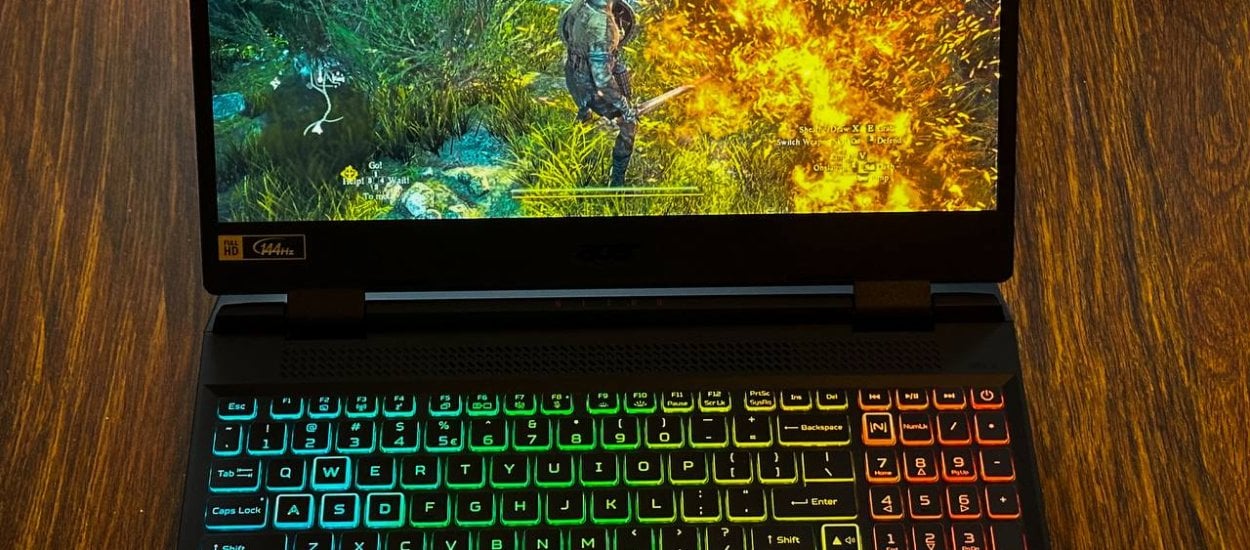 Acer Nitro 5 bryluje w najnowszych grach