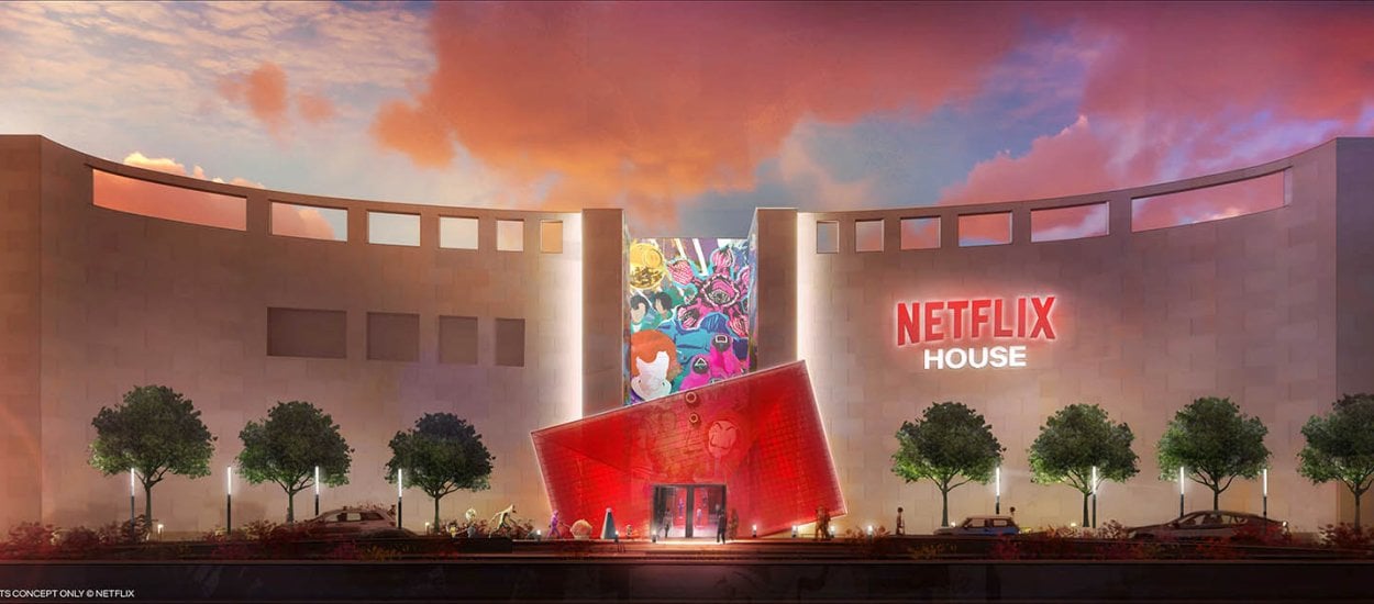 Netflix House, czyli giganta otwiera sklepy centrach handlowych. Co zaoferują takie przybytki?