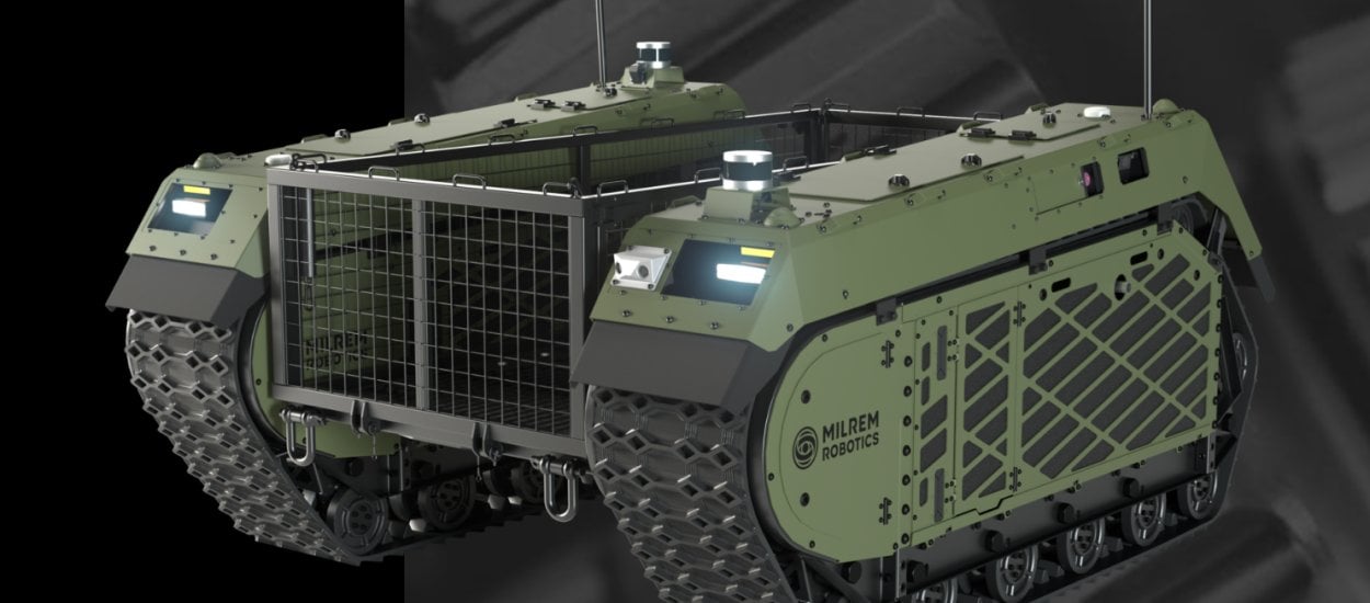 Wojna przyszłości. Robo-czołgi wspierane Starlinkiem na straży Ukrainy