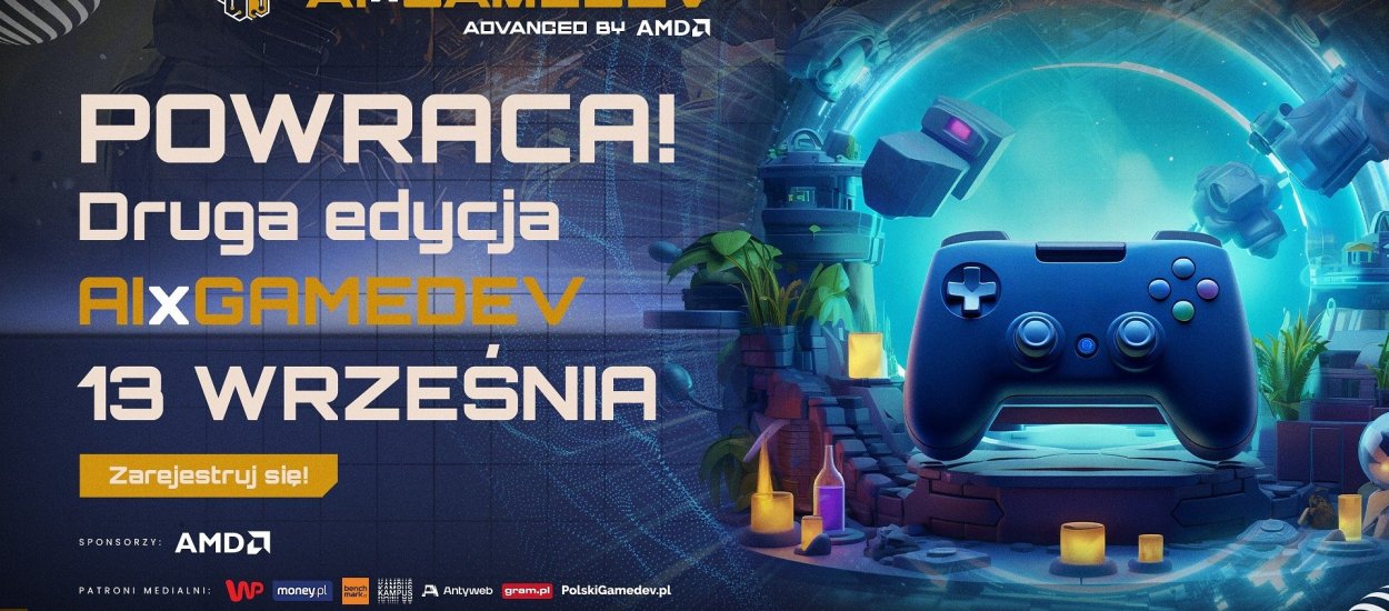 Konferencja AI x GAMEDEV advanced by AMD już 13 września 2024