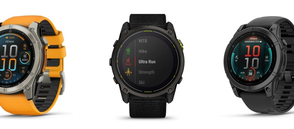 Garmin Fenix 8, Fenix E i Enduro 3 na pierwszych zdjęciach