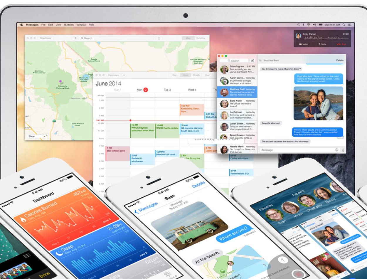 iOS8 i OSX 10.10 Yosemite zaprezentowane – oto odpowiedź Apple na oczekiwania użytkowników
