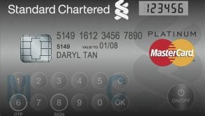 Klawiatura i wyświetlacz na nowej karcie płatniczej od MasterCard